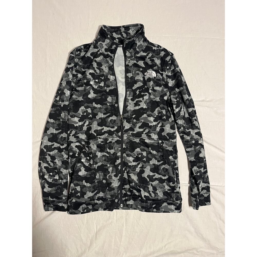 The North‎ Face Women's Camo Full Zip Tech Jacket L